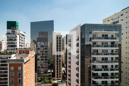 Varanda - Vista de kitnet/studio para alugar com 1 quarto, 35m² em Consolação, São Paulo