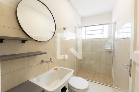 Banheiro de kitnet/studio para alugar com 1 quarto, 30m² em Bela Vista, São Paulo