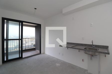 Sala/Cozinha de kitnet/studio à venda com 1 quarto, 31m² em Pinheiros, São Paulo