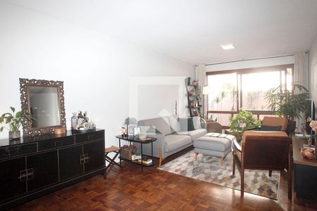 Sala de Estar de apartamento à venda com 3 quartos, 114m² em Petrópolis, Porto Alegre