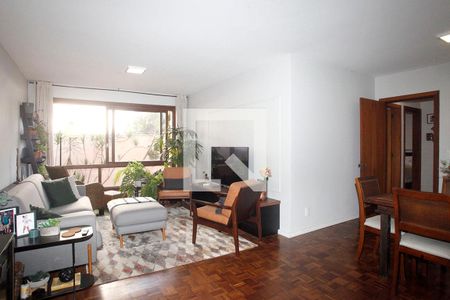 Sala de Estar de apartamento à venda com 3 quartos, 114m² em Petrópolis, Porto Alegre