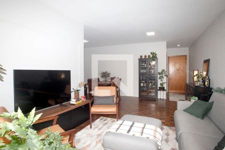 Sala de Estar de apartamento à venda com 3 quartos, 114m² em Petrópolis, Porto Alegre