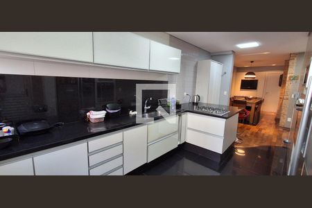 Cozinha de apartamento à venda com 4 quartos, 262m² em Santa Paula, São Caetano do Sul