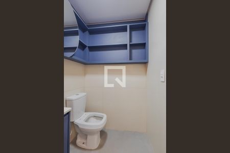 Banheiro de kitnet/studio para alugar com 1 quarto, 44m² em Cerqueira César, São Paulo