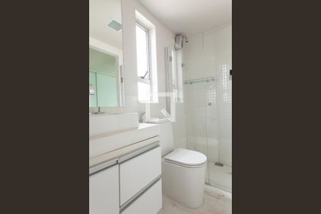 Banheiro Social de apartamento à venda com 2 quartos, 70m² em Vale do Sereno, Nova Lima