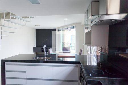 Cozinha de apartamento à venda com 2 quartos, 70m² em Vale do Sereno, Nova Lima