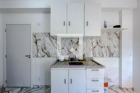 Sala/Cozinha de apartamento para alugar com 1 quarto, 28m² em Cambuci, São Paulo