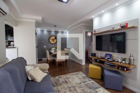 Sala de casa de condomínio para alugar com 3 quartos, 90m² em Wanel Ville, Sorocaba