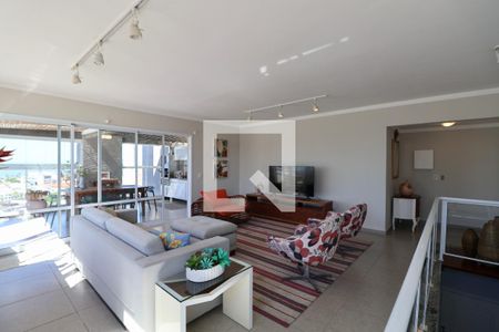 Sala de apartamento para alugar com 3 quartos, 235m² em Jardim Praiano, Guarujá