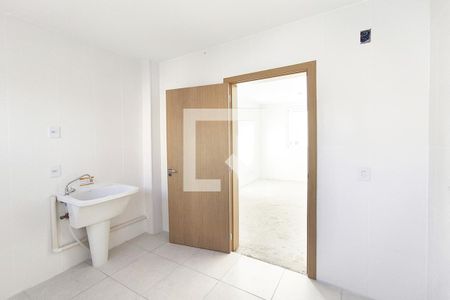 Cozinha e Área de Serviço de apartamento para alugar com 1 quarto, 58m² em Rio Branco, São Leopoldo