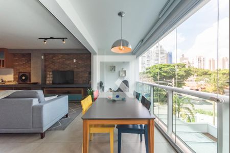 Varanda de apartamento para alugar com 1 quarto, 50m² em Brooklin, São Paulo