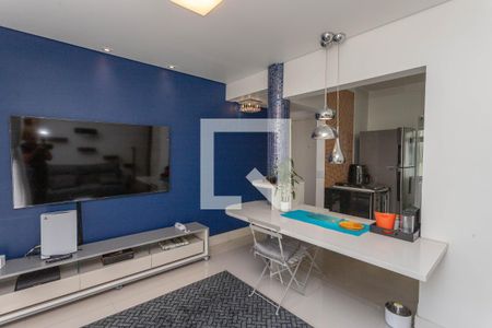 Sala  de apartamento à venda com 2 quartos, 65m² em Suísso, São Bernardo do Campo