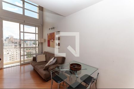 Sala de apartamento à venda com 1 quarto, 50m² em Pompeia, São Paulo