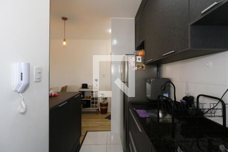 Cozinha de apartamento à venda com 2 quartos, 60m² em Campestre, Santo André