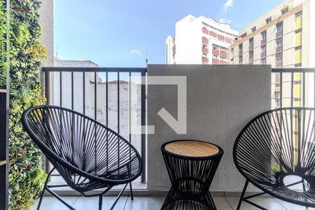 Varanda de apartamento à venda com 1 quarto, 25m² em Consolação, São Paulo