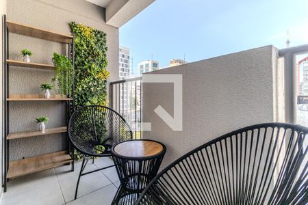 Varanda de apartamento à venda com 1 quarto, 25m² em Consolação, São Paulo