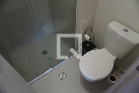 Banheiro de kitnet/studio à venda com 1 quarto, 27m² em Paraíso, São Paulo