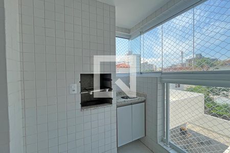 Varanda gourmet de apartamento para alugar com 1 quarto, 53m² em Campo Grande, Santos