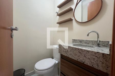 Lavabo de apartamento para alugar com 1 quarto, 53m² em Campo Grande, Santos