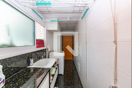 Área de Serviço de apartamento à venda com 4 quartos, 145m² em Belvedere, Belo Horizonte