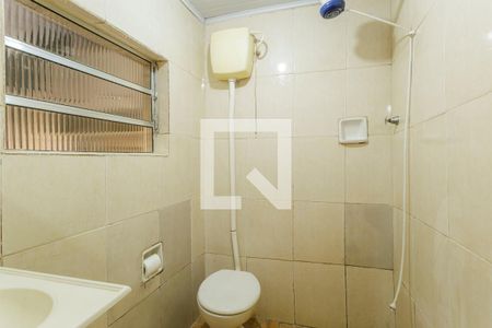 Banheiro de kitnet/studio para alugar com 1 quarto, 20m² em Indianópolis, São Paulo