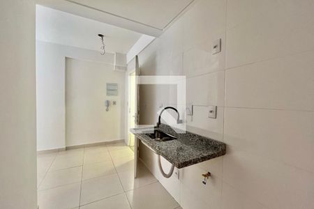 Cozinha de apartamento à venda com 2 quartos, 33m² em Vila Guarani (zona Sul), São Paulo