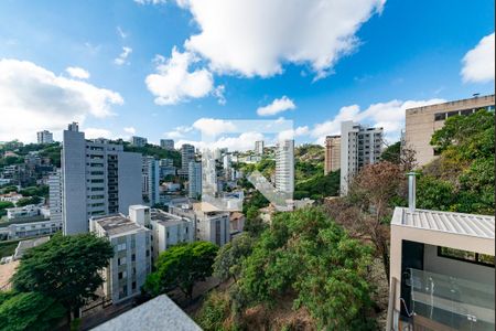 Área externa privativa de apartamento à venda com 4 quartos, 168m² em Santa Lúcia, Belo Horizonte