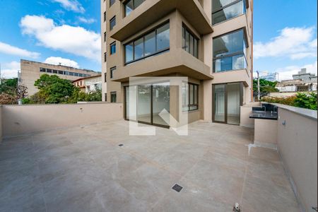 Área externa privativa de apartamento à venda com 4 quartos, 168m² em Santa Lúcia, Belo Horizonte