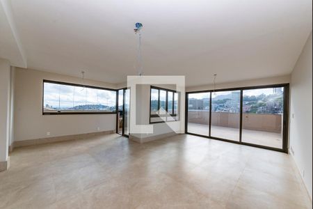 Sala de apartamento à venda com 4 quartos, 168m² em Santa Lúcia, Belo Horizonte