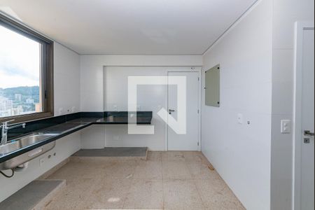Cozinha de apartamento à venda com 4 quartos, 228m² em Santa Lúcia, Belo Horizonte