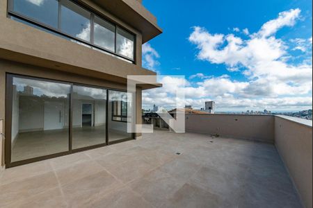 Área externa privativa de apartamento à venda com 4 quartos, 168m² em Santa Lúcia, Belo Horizonte