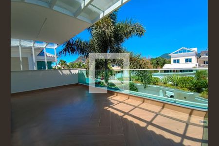 Varanda da Suíte 2 de casa de condomínio à venda com 5 quartos, 290m² em Recreio dos Bandeirantes, Rio de Janeiro