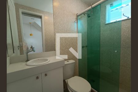 Banheiro da Suíte 1 de casa de condomínio à venda com 5 quartos, 290m² em Recreio dos Bandeirantes, Rio de Janeiro