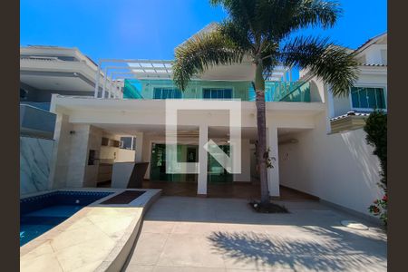 Fachada da Casa de casa de condomínio à venda com 5 quartos, 290m² em Recreio dos Bandeirantes, Rio de Janeiro