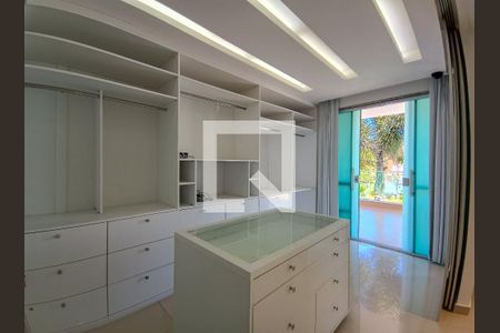 Closet da Suíte 2 de casa de condomínio à venda com 5 quartos, 290m² em Recreio dos Bandeirantes, Rio de Janeiro