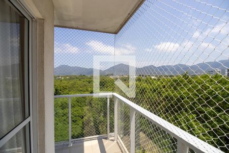 Varanda - Sala de apartamento à venda com 3 quartos, 87m² em Recreio dos Bandeirantes, Rio de Janeiro