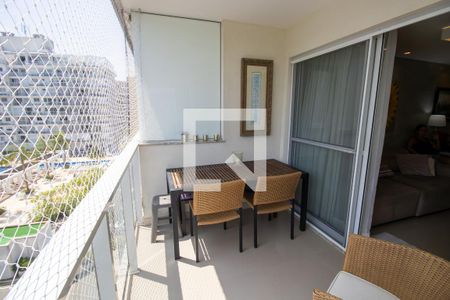Varanda - Sala de apartamento à venda com 3 quartos, 87m² em Recreio dos Bandeirantes, Rio de Janeiro