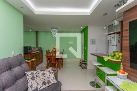 Sala  de apartamento à venda com 2 quartos, 65m² em Centro, Diadema