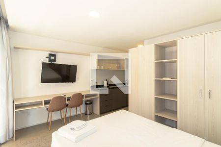 Studio de kitnet/studio para alugar com 1 quarto, 24m² em Indianópolis, São Paulo