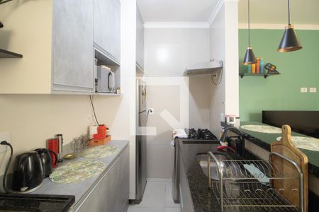Cozinha de apartamento à venda com 1 quarto, 33m² em Vila Gustavo, São Paulo