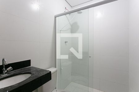 Banheiro da Suíte de apartamento para alugar com 1 quarto, 42m² em Jardim Danfer, São Paulo
