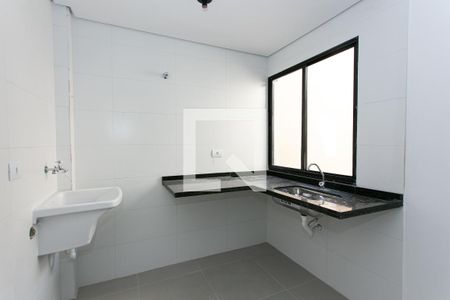 Cozinha de apartamento para alugar com 2 quartos, 45m² em Jardim Danfer, São Paulo