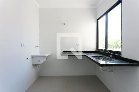 Cozinha de apartamento para alugar com 2 quartos, 45m² em Jardim Danfer, São Paulo