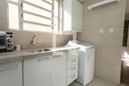 Cozinha de apartamento para alugar com 1 quarto, 50m² em Passo D’areia, Porto Alegre