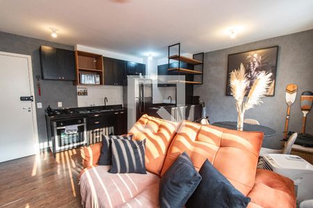 Sala de apartamento para alugar com 1 quarto, 37m² em Cambuci, São Paulo
