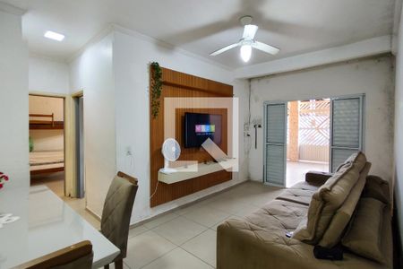 Sala de casa para alugar com 2 quartos, 120m² em Real, Praia Grande