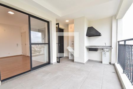 Varanda da Sala de apartamento para alugar com 3 quartos, 70m² em Nova Klabin, São Paulo
