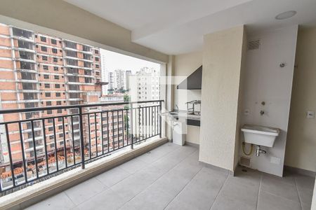 Varanda da Sala/cozinha de apartamento para alugar com 3 quartos, 70m² em Nova Klabin, São Paulo