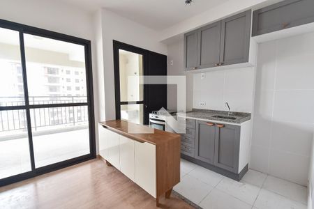 Sala/cozinha de apartamento para alugar com 3 quartos, 70m² em Nova Klabin, São Paulo