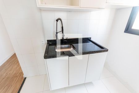 Cozinha de apartamento à venda com 2 quartos, 54m² em Campestre, Santo André